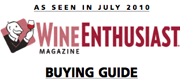a scanned image of the 92 points Wine Enthusiast Magazine article quoted in this 92 point wine review